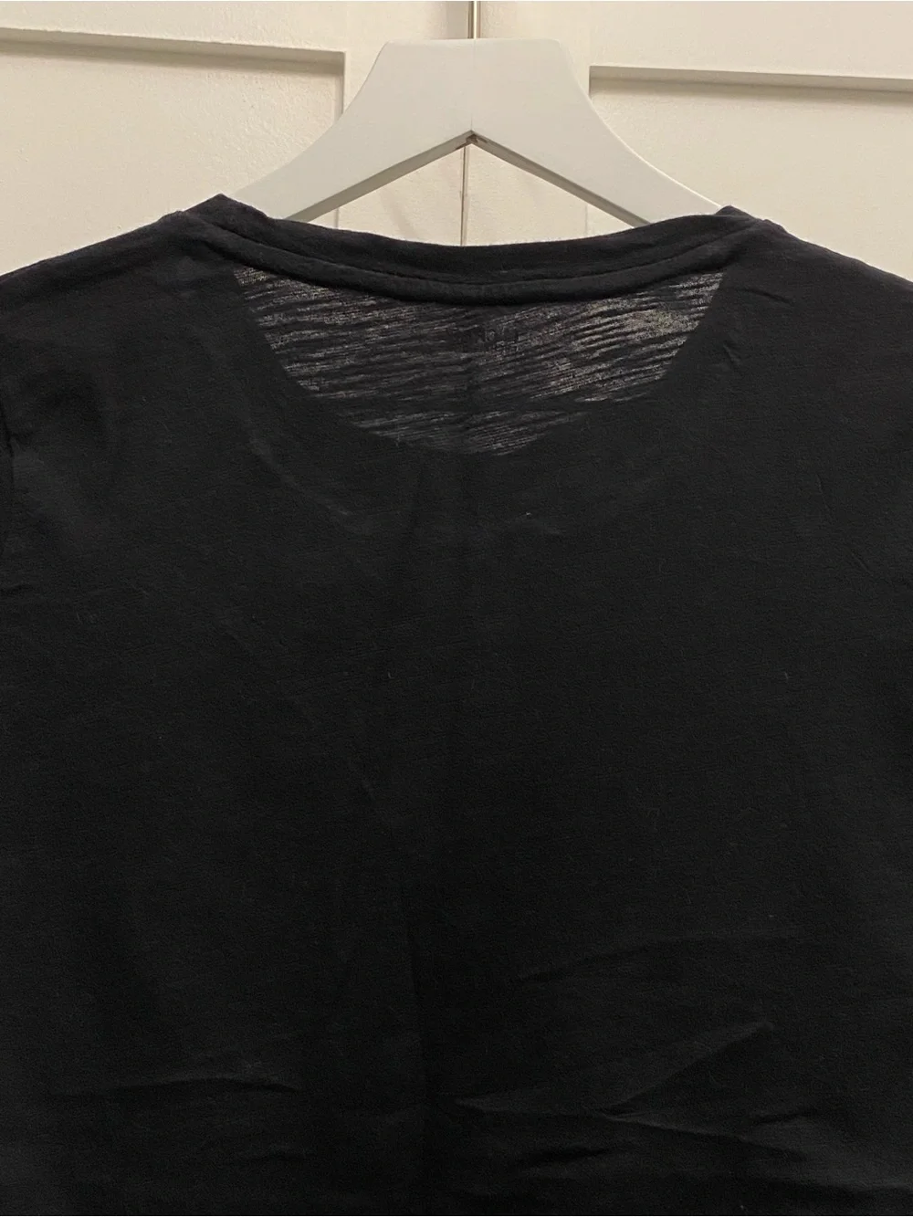 Michael Kors Black Short-Sleeve Logo Tee with Gold Print